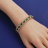 Bracelet Elisa Esmeralda | Or