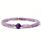 Bracelet « Gesine » avec améthyste | Or