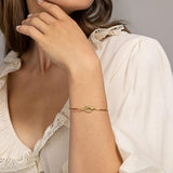 Bracelet Infini Nœud d'Amour | Or