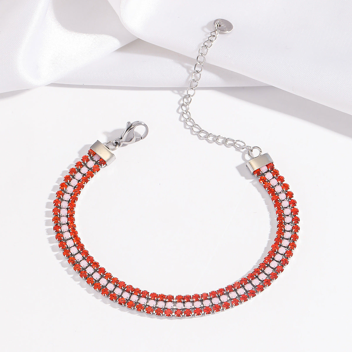 Bracelet Signature Brillant | Or Blanc