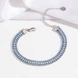 Bracelet Signature Brillant | Or Blanc