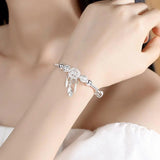Bracelet attrape-rêves ajustable | Argent
