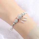 Bracelet attrape-rêves ajustable | Argent