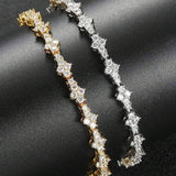 Bracelet de Tennis Classique en Or Blanc