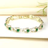 Bracelet de tennis doré