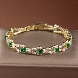 Bracelet de tennis doré