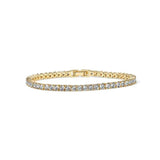 Bracelet de tennis fascinant avec des cristaux
