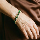 Bracelet en Or et Vert