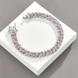 Bracelet en Rosé Arctique Cubain | Or Blanc