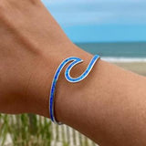 Bracelet en argent « Opale des mers »