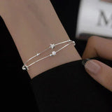 Bracelet avec étoiles | Argent