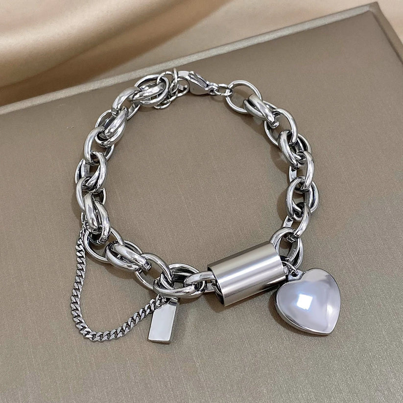 Bracelet en or épais