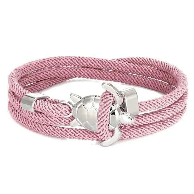Bracelet fait main avec tortue de mer