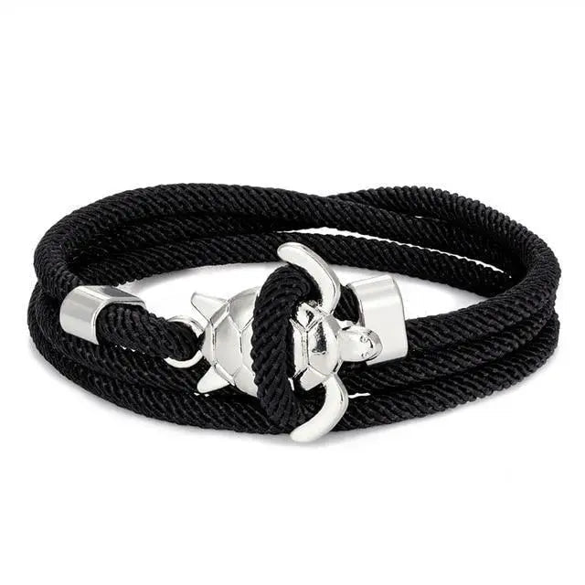 Bracelet fait main avec tortue de mer