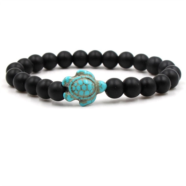 Bracelets exclusifs en pierres naturelles en forme de tortue