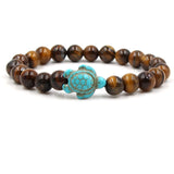 Bracelets exclusifs en pierres naturelles en forme de tortue