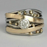 Bague Dorure Incrustée™ – Éclat Vintage