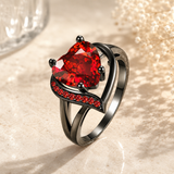 Bague Calindra Épine Rosée | Fini Noir