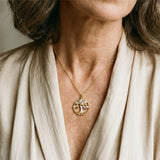 Collier Arbre de Vie avec Zircon en Or