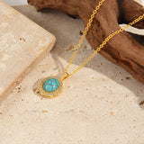 Collier Calysse Azure Bloom | Or