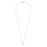 Collier Cléa en Pierre | Or Blanc