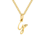 Collier Initial Coeur | Or