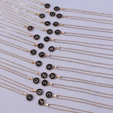 Collier Initial Monette | Or