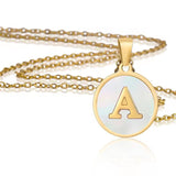 Collier Initial Monette | Or