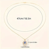 Collier Kavella Nocturne Azuré | Or