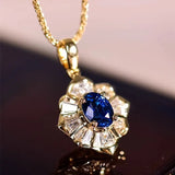 Collier Kavella Nocturne Azuré | Or