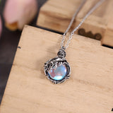 Collier Maria avec pierre de lune | Or