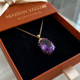 Collier Ovale Impérial en Améthyste | Or