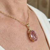 Collier Ovale Rosa Saphir Impériales | Or
