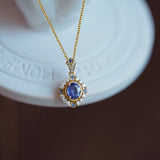 Collier Pendentif Céleste Royale | Or