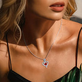 Collier Rosira Voile Ambré | Or Blanc
