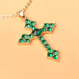 Collier Véridienne Croix de Cœur | Or