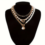 Collier Vintage en Perles & Chaîne en Or | Or
