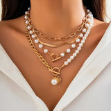Collier Vintage en Perles & Chaîne en Or | Or
