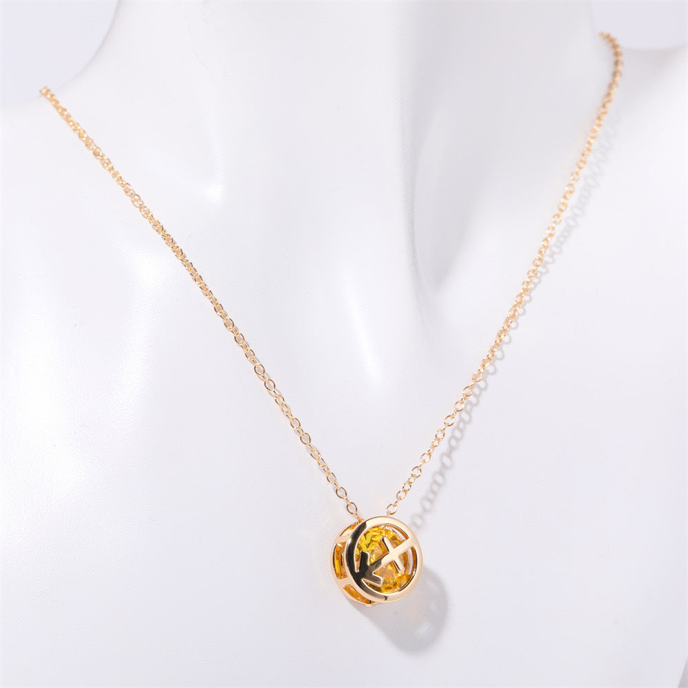 Collier zodiaque à double face | Or