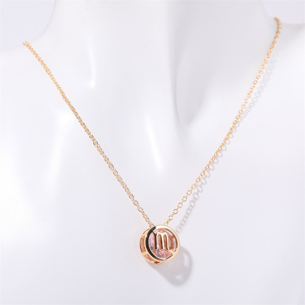 Collier zodiaque à double face | Or