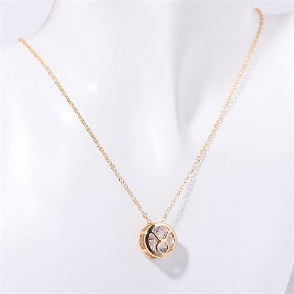 Collier zodiaque à double face | Or