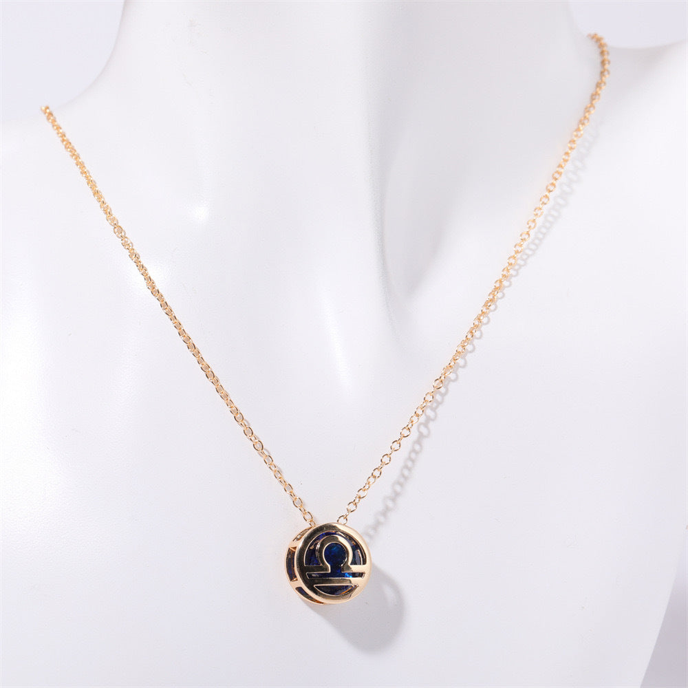 Collier zodiaque à double face | Or