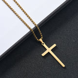 Collier avec croix « Foi Élevée »