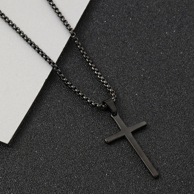 Collier avec croix « Foi Élevée »