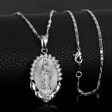 Collier avec médaille de la Vierge Marie