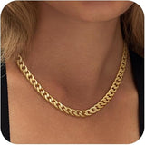 Collier cubain avec de grosses chaînes en or