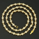Collier de Tennis Classique en Or