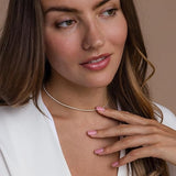 Collier de tennis doré