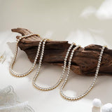 Collier de tennis doré