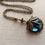Collier en libellule rétro | Or